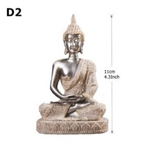 나무 조각품 정원 조각품 브론즈 조각품 28 스타일 미니어처 부처님 동상 자연 사암 fengshui 태국 부처님 조각 힌두교 입상 홈 장식 장식 15, d2
