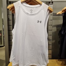 언더아머 UA 쿨스위치 런 싱글렛 화이트 1376994-100