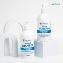 그라함스 내추럴 샴푸 500mL 건조 민감 두피 99%자연유래성분, 단품