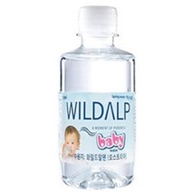 waterlime 와일드알프 베이비워터 먹는샘물 지하암반수 250ml, 15개
