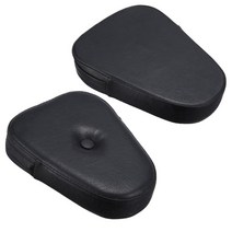 오토바이 등받이 허리보호 쿠션 블랙 유니버셜 리어 백레스트 시시 바 시트 패드 honda yamaha suzuki kawasaki harley ducati ktm