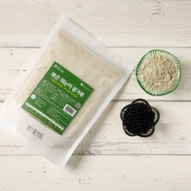 싸리재 검은 콩가루 [볶은 쥐눈이 콩가루 500g] 쥐눈이콩 서목태, 단품