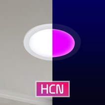 [HCN 스마트LED 405] 욕실 화장실 4인치 6인치 다운라이트 가시광선 살균등 살균조명 형광등 LED 램프 (NON-자외선), (단품)다운라이트 6인치, 4000K 전구색, 유료설치(서울경기인천/현장지불)