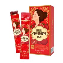 빨강석류) 빨강석류콜라겐젤리22gx15포 상큼달콤, 15포, 22g