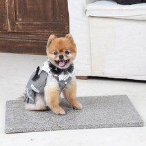고양이더위 강아지대리석쿨매트 대형견 여름나기 돌침대 애견대리석 반려견, 강아지대리석 그레이 M사이즈 (600*400*20mm)