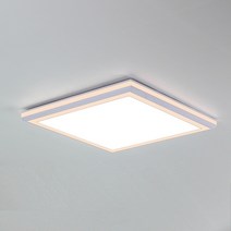 국산 LED방등 레온 바리솔 75W 투톤 거실조명 아트솔 전등 LED등기구 슬림거실등 사각 안방등