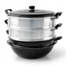 업소용 40cm 대용량 다용도 3단찜기, 다용도 3단찜기 40cm