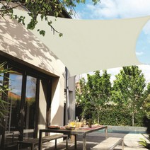 21세기트랜드 릴렉스 라이프 타프, A라인 PU 방수 사각 2X4 크림, 1개