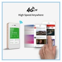 무선 라우터 GlocalMe G2 4G LTE 모바일 핫스팟 전세계 고속 와이파이 미국 8GB 및 글로벌 1GB 데이터 SIM 카드 로밍 요금 없음, 1개