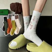 찢어진 패션 양말 빈티지 스니커즈 삭스 컬러 코디 구멍난 워싱 디자인 특이한 스포츠 힙합 양말, 6.오렌지