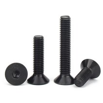 타이어나사 볼트 캡 호환M1.6 M2 M2.5 M3 M4 M5 M6 M8 M10 육각 홀 붙이 평평한 머리 나사 탄소강 볼트 기, 02 M2 (50pcs)_12 25mm