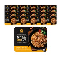 미트리 닭가슴살 볶음밥 도시락 잡채 250g, 21팩