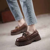 220워커 여성스웨이드부츠 스웨이드첼시부츠 니트워커 여성워커 수제워커 가죽 로퍼 봄 가을 데일리 오피스 레이디 두꺼운 밑창 여성용 영국 스타일 말총 바닥 슬립 소녀 신발