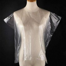 셀프 머리 자르기 넥 셔터 일회용 파마보 염색 숄 헤어컷 케이프 이발사 앞치마 파마 천, 분명한
