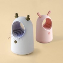무디 버즈 LED 가정용 모기 포집기 포충기 모기트랩 모기잡는기계, 화이트
