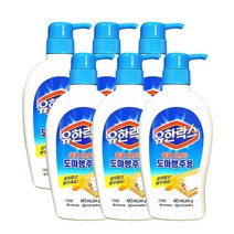 유한락스 도마 행주용 세제, 483ml, 6개