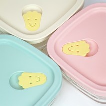 락앤락 오븐글라스 파스텔 햇쌀밥 유리용기 320mL (색상랜덤발송), 3개