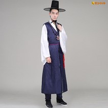 Asure 조선귀족 양반 한복 궁중 공연복 도포 두루마기 전통한복 세트