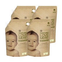 네이쳐러브메레 오리지널 유아 세제 리필 1300ml, 4개