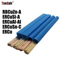 구리 청동 황동 TIG 용접 와이어 ERCu ERCuSi-A ERCuSn-C ERCuAl-Al, [04] 1.6mm x 250mm 5pcs, [01] Brass