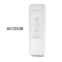 자동커튼 전동커튼 전동커튼레일 a-ok ac123 01020616 채널 원격 컨트롤러 foraok electric curtian rfmotor 스마트 커튼 홈용 무선 원격 제어, ac123-06