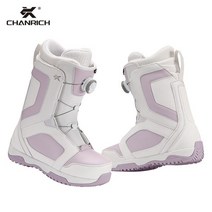 새로운 여성 스키 신발 보아 스틸 와이어 버클 모델 빠른 착용 남자와 여자의 장비 따뜻한 미끄럼 방지 부, 01 purple_03 38