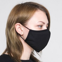 천마스크 스판 성인 빨아쓰는 블랙 면 3171xa