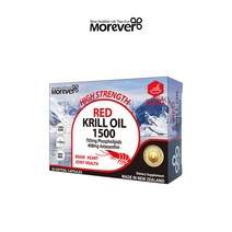 뉴질랜드 모에버 RED 크릴오일 1500mg 30캡슐, 1box