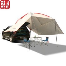 차량용어닝 차박타프 롱싱어 차박도킹텐트 차크닉, 아미그린(차량용 일회용)