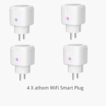 스마트 플러그 스마트콘센트 스위치 멀티탭 athom homekit wifi socket timing siri 음성 원격 제어 플러그 eu 16a 홈 자동화, 협력사, EU 플러그, 4 PC 홈킷