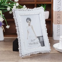 사진 액자 인테리어 엔틱 돌 포토 웨딩 스탠드 거실