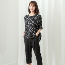 사입자mall G9040 그래픽 가오리 상하세트