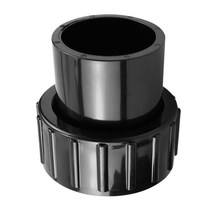 PVC 풀 펌프 유니온 커넥터 너트 개스킷 재사용 가능 온수 욕조 수리 용 지상 풀 펌프 용 스파 펌프 유니온 교체, 검은색, 1개