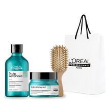 [지성두피용 케어 세트] 로레알 안티 오일리니스 샴푸 300ML + 트리트먼트 250ML 추석세트 (+)