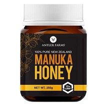 Antler Farms 뉴질랜드 마누카 꿀 umf 10 +mgo 250+ 250g, 마누카 꿀 15+ umf