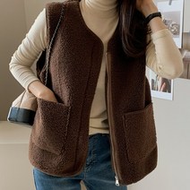 가을 여자 양털 조끼 뽀글이 자켓 블랙프라이데이