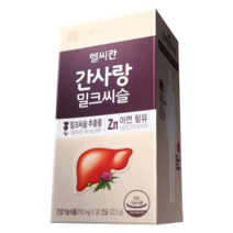 종근당건강 헬씨칸 간사랑 밀크씨슬, 30캡슐, 1개