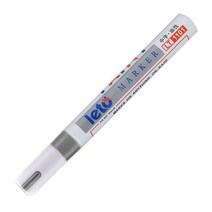 자동차 셀프도색 휠 부분도색 LT1101 화이트 타이어 페인트 마커 펜 방수 영구 바이크 오토바이 트레드용 고무 금속, [02] 은, 1개