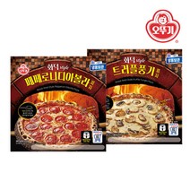 오뚜기 [오뚜기] 화덕STYLE 피자 2판, 페페로니디아볼라 피자 365gx2개