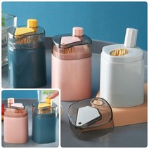 위월천 모던 원터치 이쑤시개 통 이쑤시개꽂이 이쑤시개디스펜서 요지통