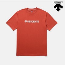 데상트 남녀공용 친환경 코튼 폴리소재 기능성 반팔 티셔츠(흡습속건) SN323UTS72 DRED