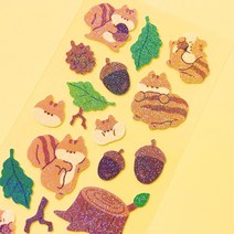 트윙클 다람쥐 칼선 스티커