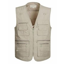 Lentta 남자 남성용 낚시 조끼 여름 야외 경량 작업 사진 16 포켓 메시 블랙.