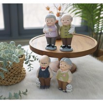 할아버지 할머니 장식 2P (2type), 1.A타입