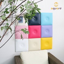 쿠션벽매트 (모서리보호 벽쿠션), 종류/색상:05.사각벽매트 노랑, 단품