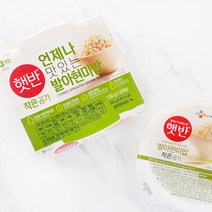[메가마트]CJ 햇반 발아현미밥 작은공기 130g*3개(2+1)행사, 1개