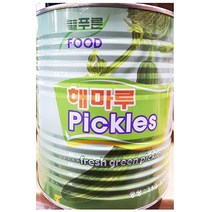 업소용 식자재 늘푸른푸드 오이피클 슬라이스 3Kg P/S:61030D JH+9120EA : 할라피뇨 수제피클 미니오이 오이절임 피클고추 물엿 굴소스 후추 바질, jh ; 1, jh ; 본상품선택