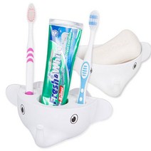 코끼리 디자인 욕실정리 비누수납 흡착식 행거 COCORI 비누보관함, 5개