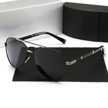 DFMEI 501 편광 선글라스 메탈 빅테두리 빈티지 선글라스