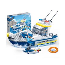 마트498 반바오(블록) 경찰 경비정 레고호환블록 유아블럭 어린이블록 남아장난감 5세장난감 수입장난감